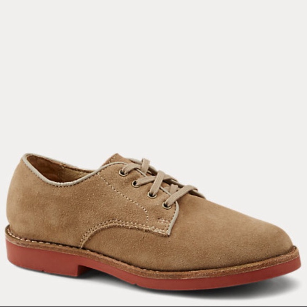❤️ Ralph Lauren taupe Barton oxfords